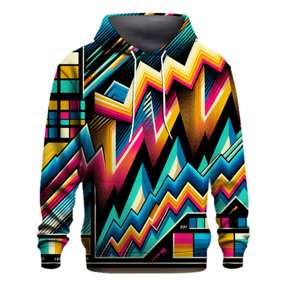 Zigzag Thunder Hoodie Hoodies Fashion