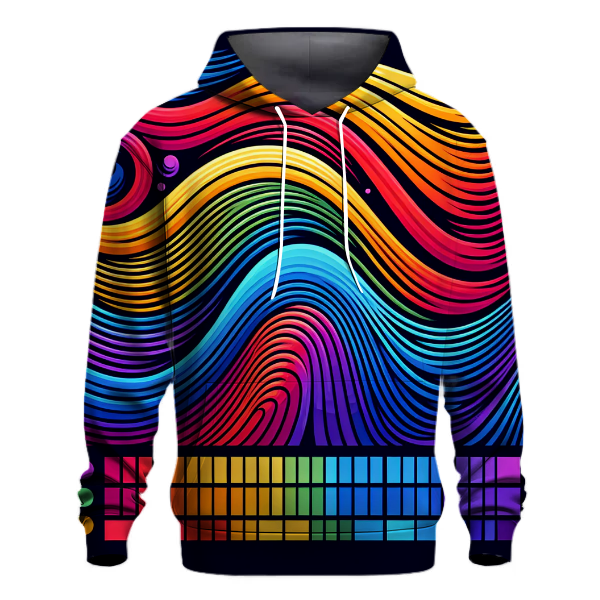 Rainbow Wave Hoodie