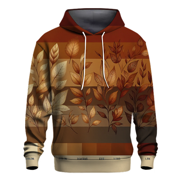 Rustic Autumn Wave Hoodie