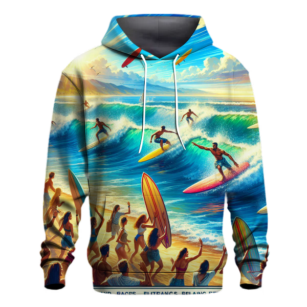 Surfing Wave Catcher Hoodie