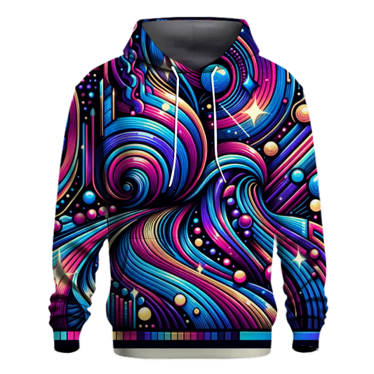 Retro Electric Groove Hoodie