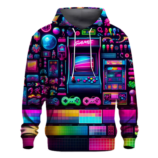 Arcade Neon Nights Hoodie