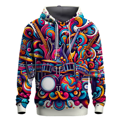 Funky Retro Music Hoodie