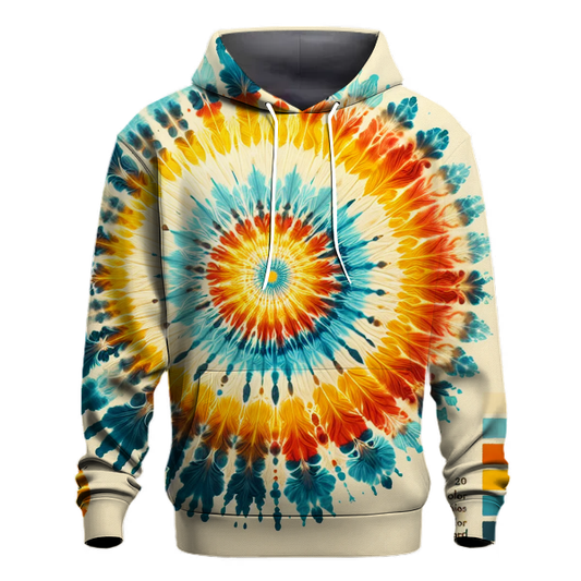 Sunshine Tie-Dye Explosion Hoodie