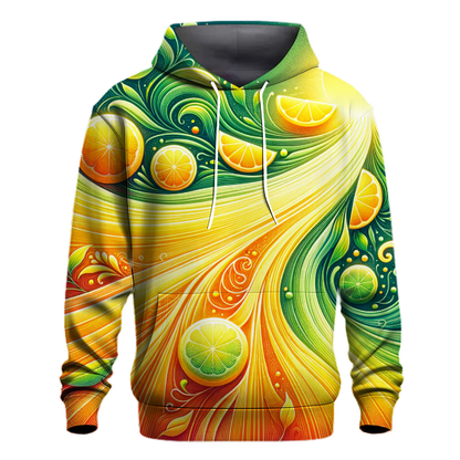 Energizing Citrus Gradient Hoodie