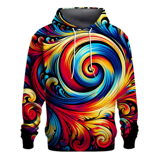 Groovy Tie-Dye Twist Hoodie