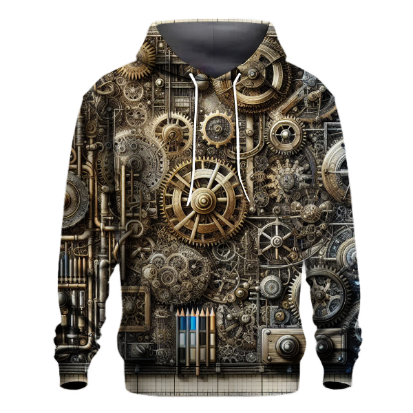 Industrial Steampunk Innovation Hoodie