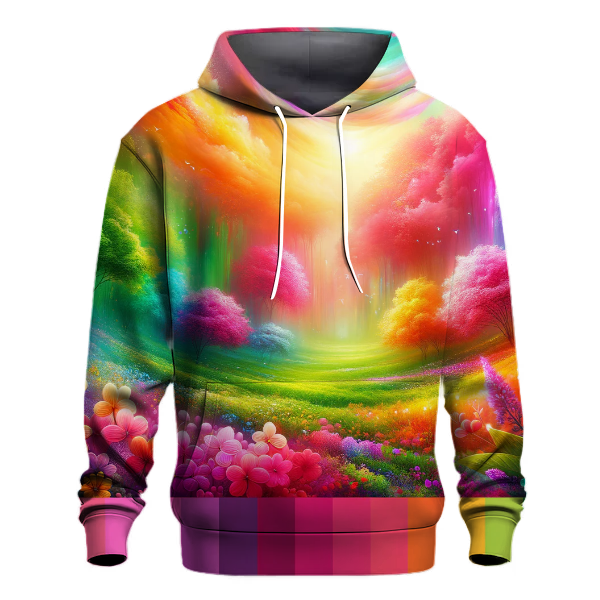 Blossom Burst Gradient Hoodie