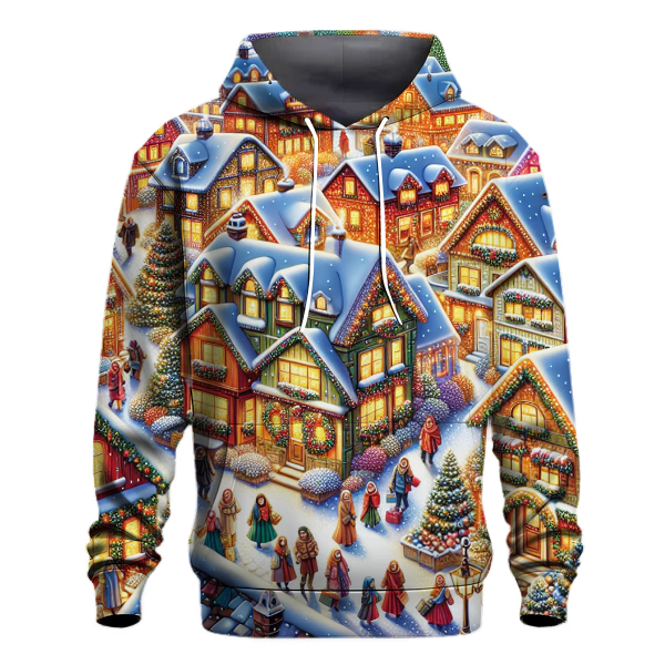 Cozy Christmas Village Hoodie