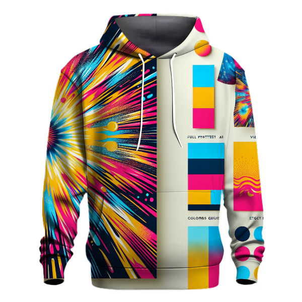 Radiant Burst Tie-Dye Hoodie