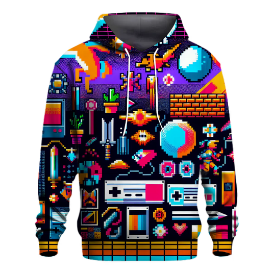 Pixel Art Explosion Hoodie