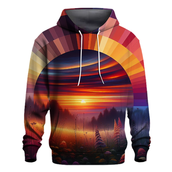 Vibrant Sunset Vibes Hoodie