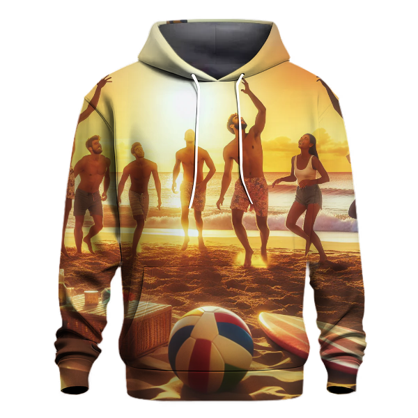 Volleyball Surf Vibe Hoodie