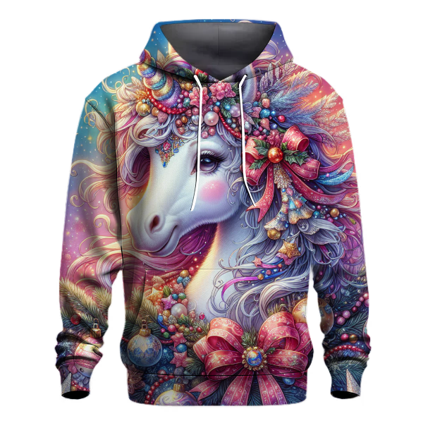 Festive Unicorn Dreams Hoodie