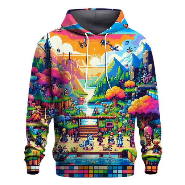 Pixel Art Fantasy Adventure Hoodie