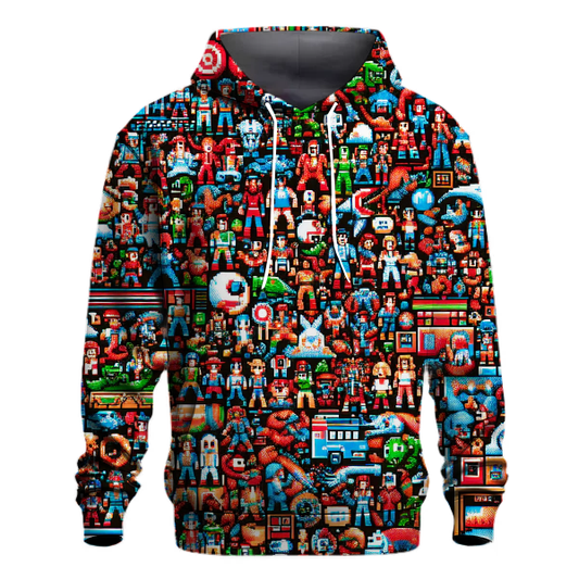 Pixelated Arcade Quest Hoodie