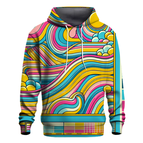 Colorful Candy Stripes Hoodie