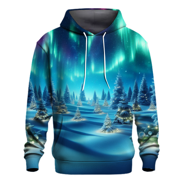 Glowing Aurora Christmas Hoodie