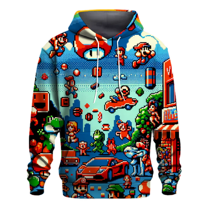 Retro Video Game Adventure Hoodie