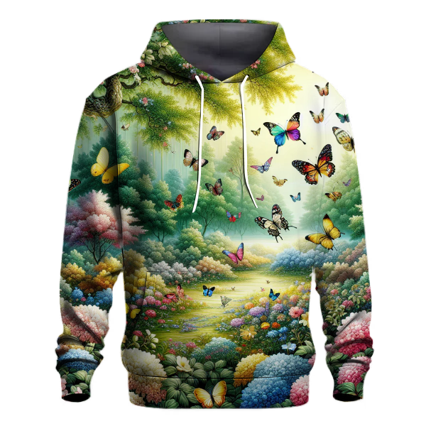 Enchanted Butterfly Garden Hoodie