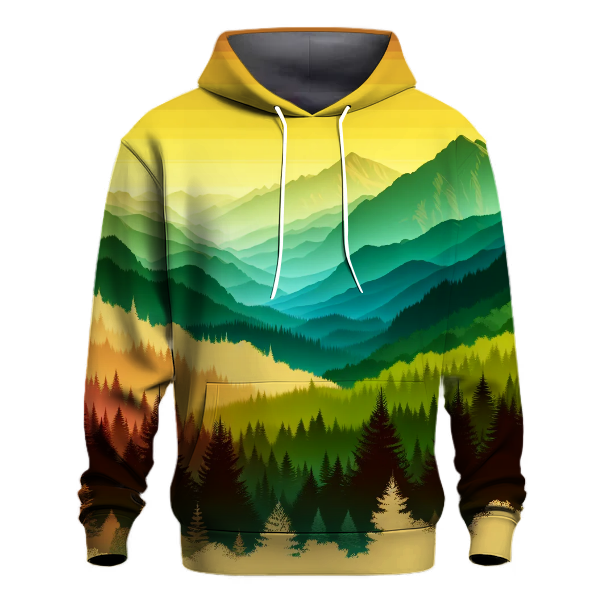 Mountain Sunrise Gradient Hoodie