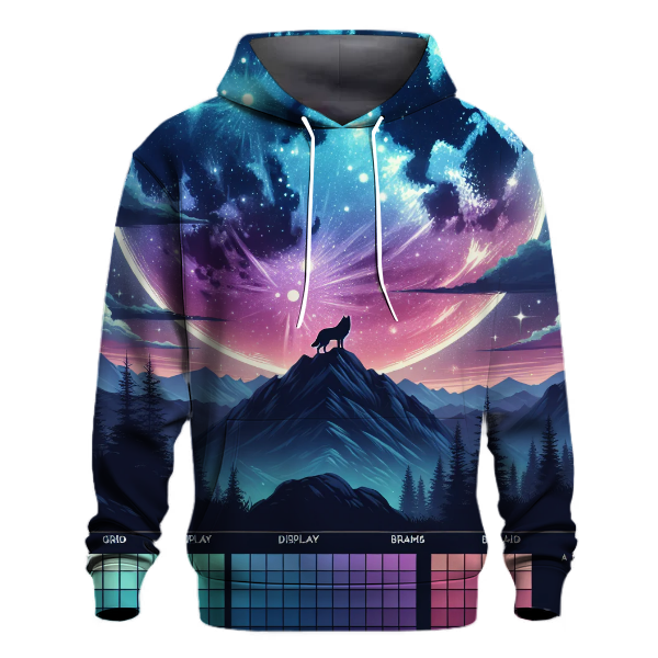 Lunar Serenade Design Hoodie