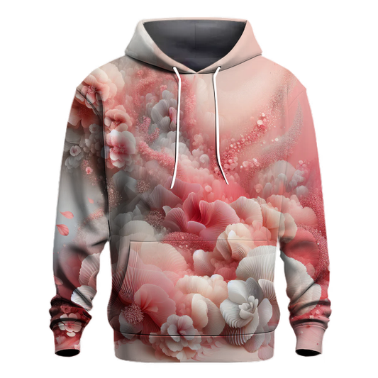 Rose Petal Cascade Hoodie