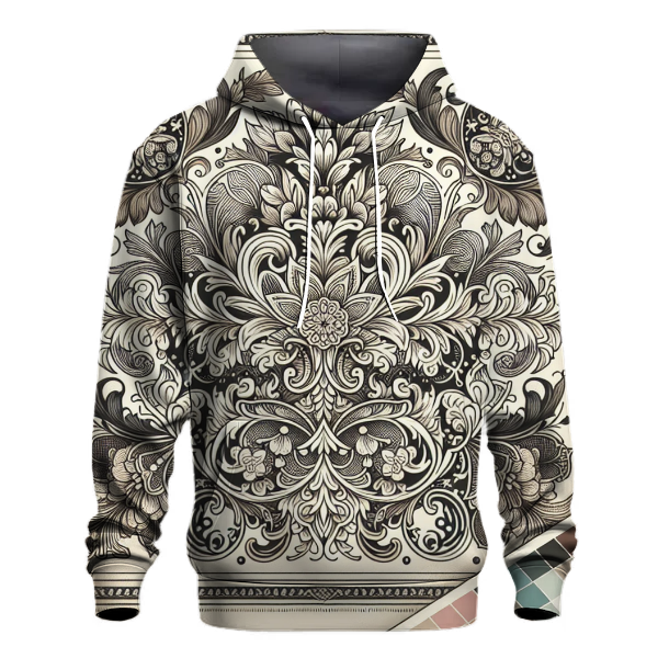 Elegant Vintage Lace Hoodie