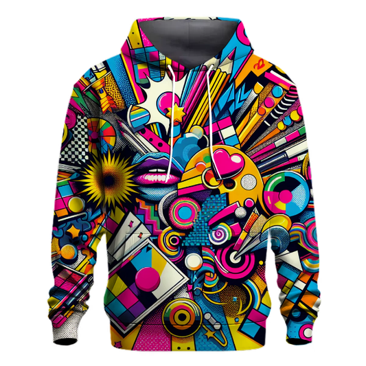 Funky 80s Pop Art Hoodie