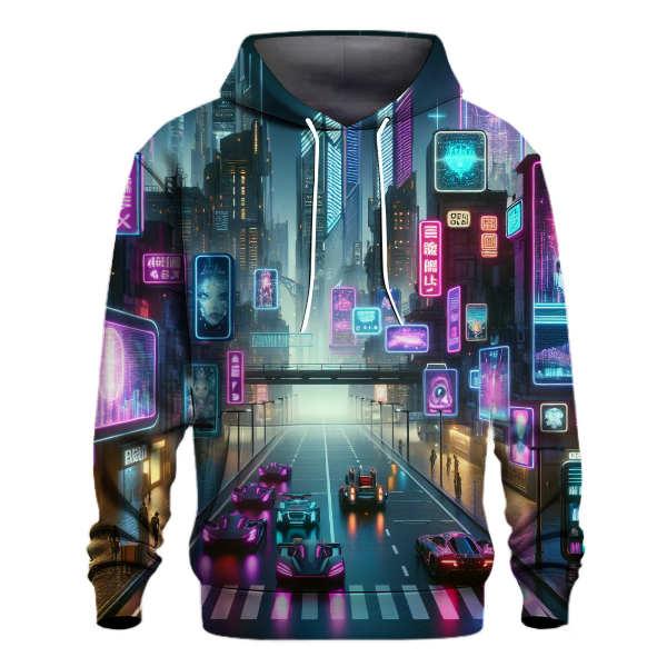 Futuristic Cyberpunk Fantasy Hoodie