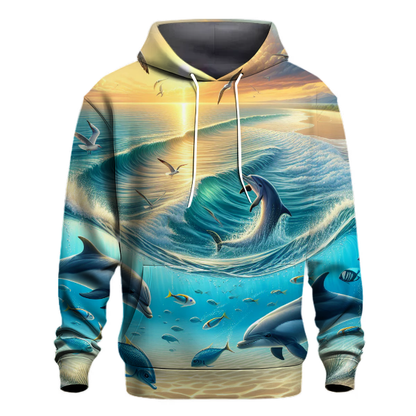 Oceanic Serenity Garment Hoodie