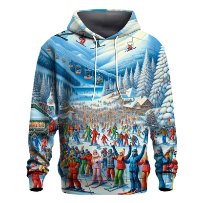 Winter Wonderland Ski Resort Hoodie