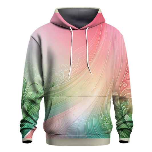 Vibrant Garden Path Hoodie Hoodies Fashion