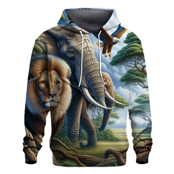 Majestic Wildlife Adventure Hoodie