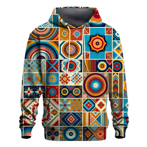 Harmonious Patchwork Hoodie