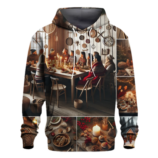 Traditional Scandinavian Christmas Hoodie