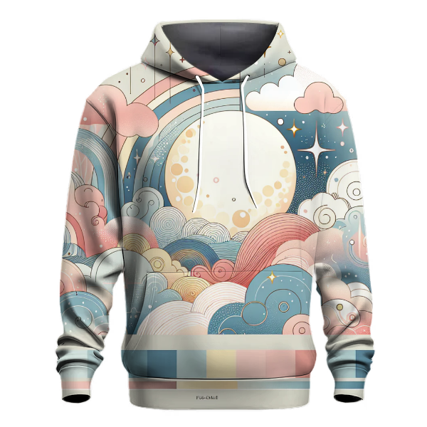 Whimsical 80s Dreamscape Hoodie