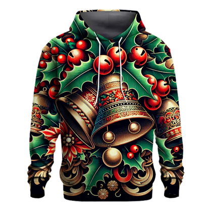 Christmas Bells and Holly Hoodie