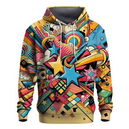 Funky Retro Pop Art Hoodie