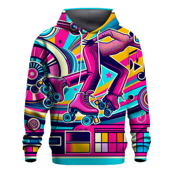 Funky 70s Roller Disco Hoodie