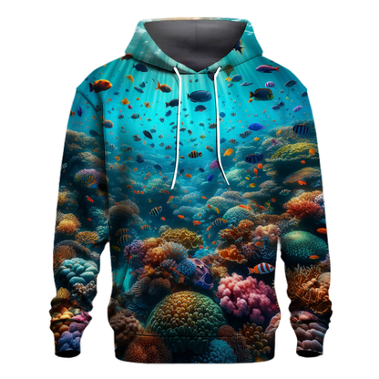 Luminous Underwater Scene Hoodie