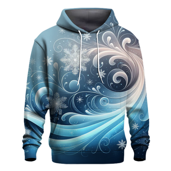 Frosty Winter Woods Hoodie