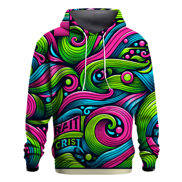 Electric Energy Waves Hoodie