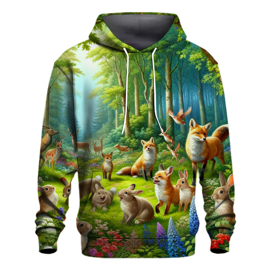 Charming Wildlife Wonders Hoodie