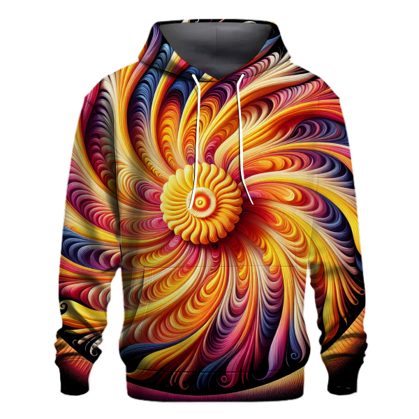 Retro Sunshine Spirals Hoodie