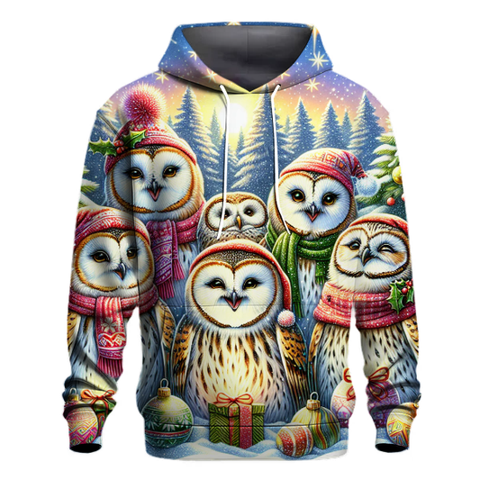 Magical Holiday Owl Parade Hoodie