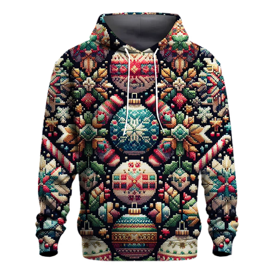 Joyful Christmas Ornament Fiesta Design Hoodie