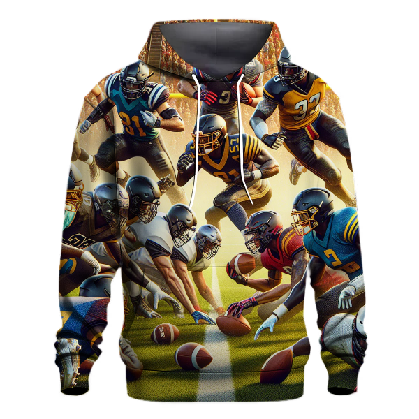 Football - Grid Iron Glory Hoodie Custom Hoodies