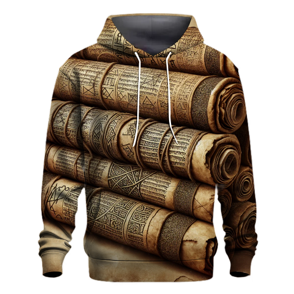 Ancient Scrolls Hoodie Printed Hoodies