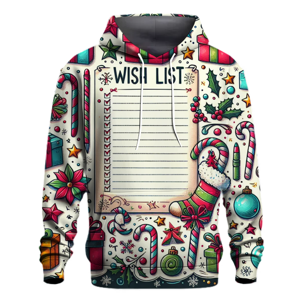 Christmas Wish List Hoodie